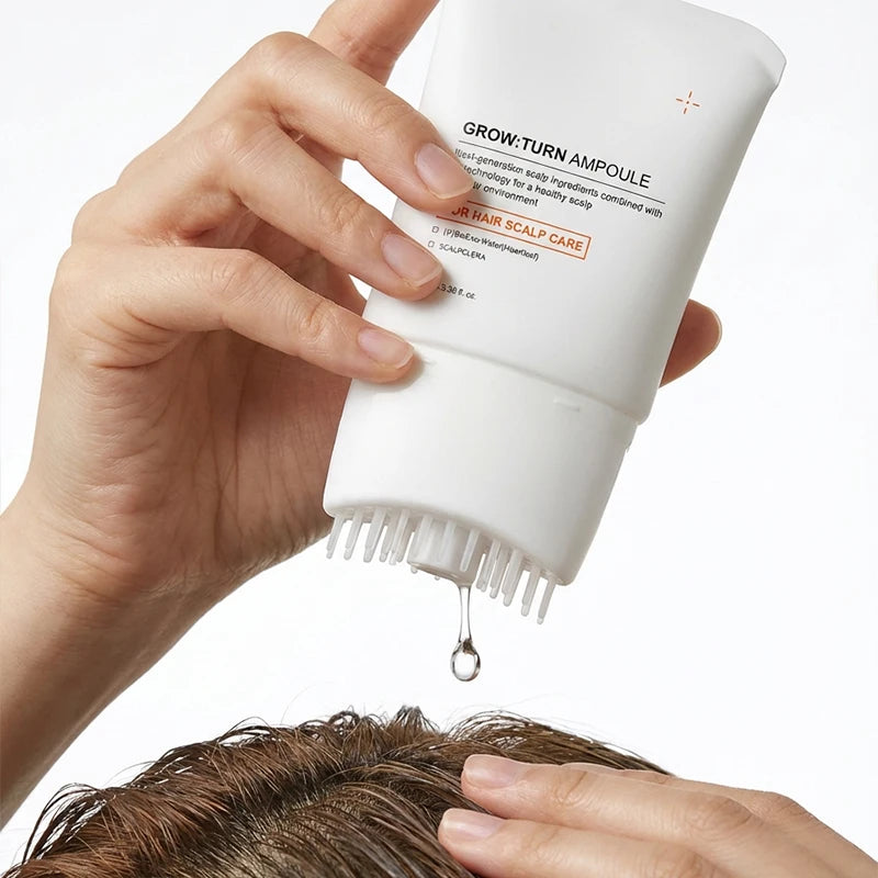 Hair Growth Serum with Built-In Comb