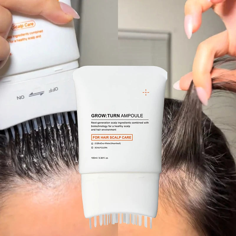 Hair Growth Serum with Built-In Comb