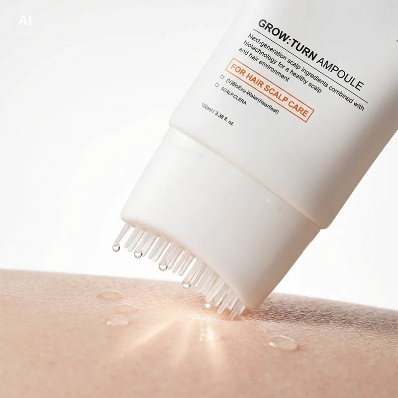 Hair Growth Serum with Built-In Comb